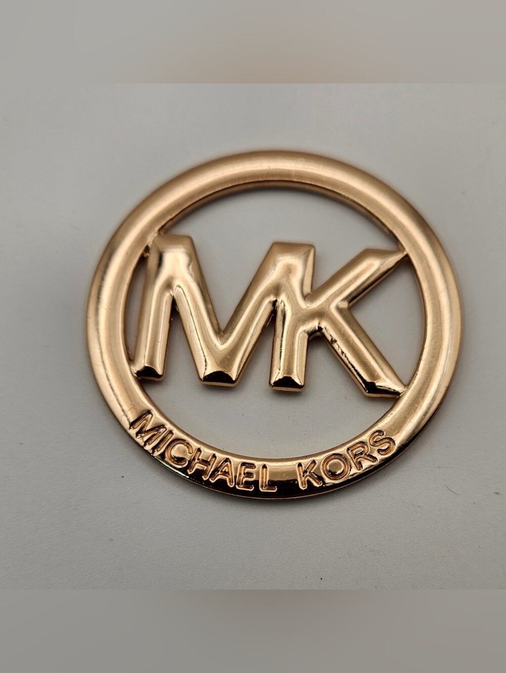 Michael Kors Charm For Purse MK Gold Tone